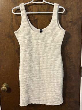 NWT Windsor Cream Textured Mini Tank Dress